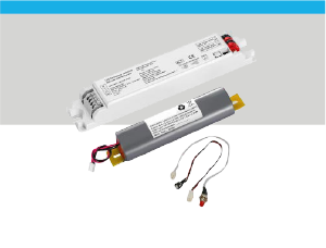 LED lights with integrated battery