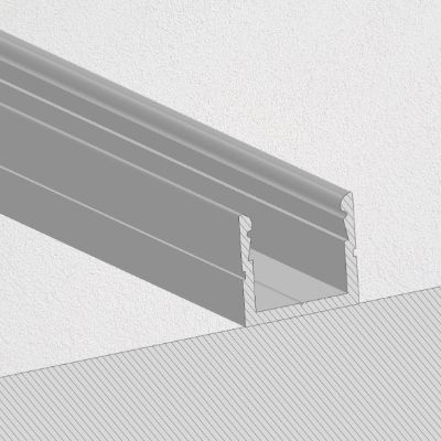Surface-mounting/recessed profiles