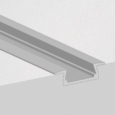 Surface-mounting/recessed profiles