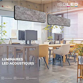 Éclairage harmonieux et absorption acoustique combinés !