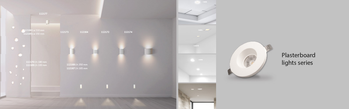 LED plasterboards lights series