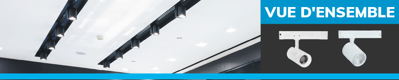 Accessoires projecteur gamme S1 pour rail 3 allumages - ISOLED