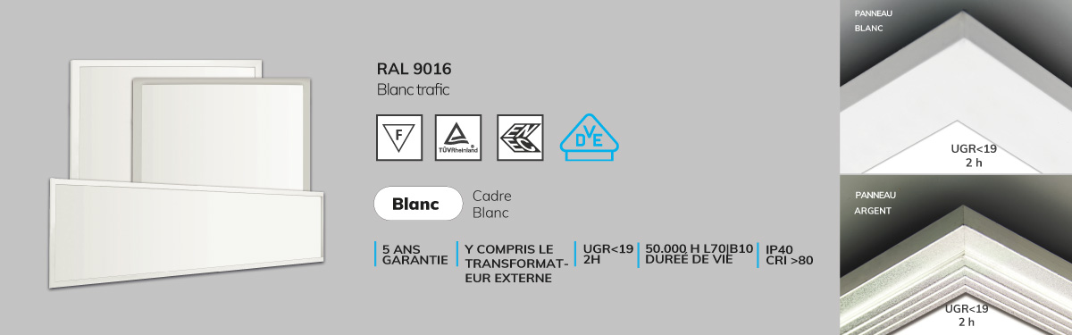 Dalles LED gamme BUSINESS