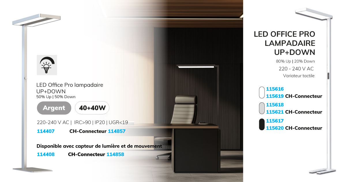 LED Lampadaires et lampes de table