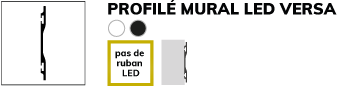 profilés muraux Versa